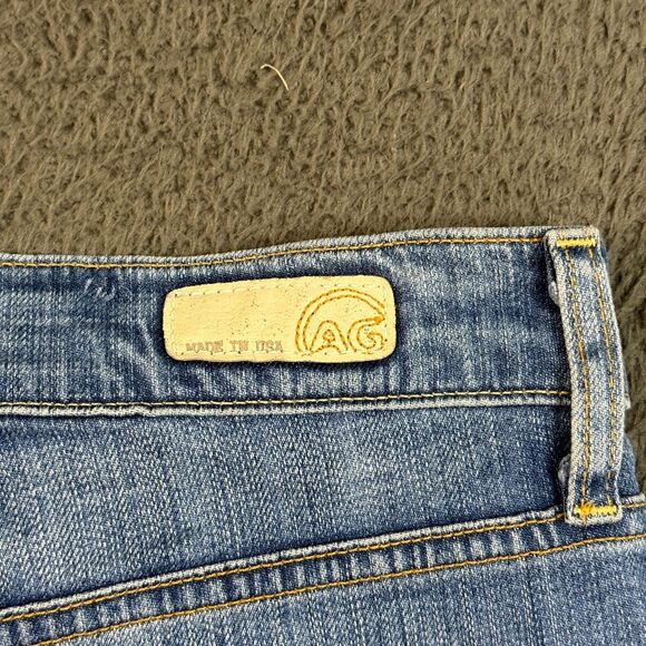 AG Adriano Goldschmied Jeans Mens 24R Blue Ex Boyfriend Crop Light Wash Denim - Picture 10 of 16